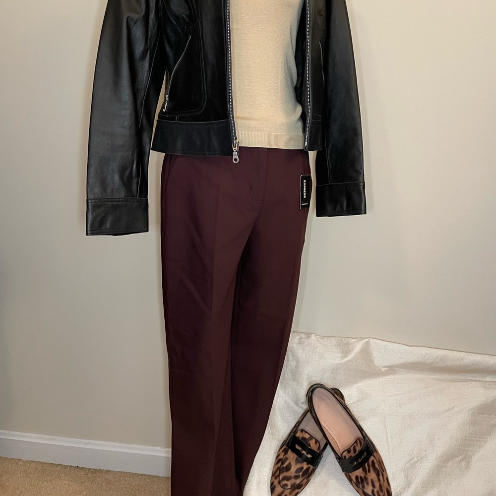 Express Columnist Ankle pants size 8R Deep Brown